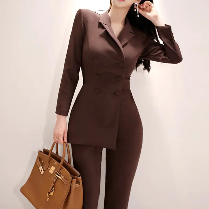 Sophisticated Business Suit Jumpsuit