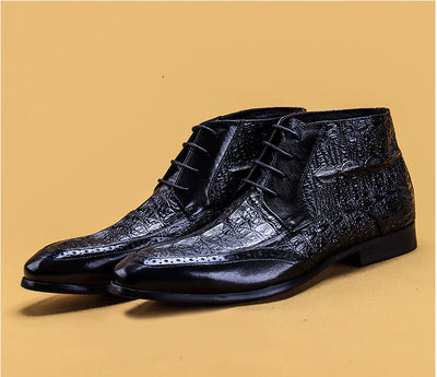 Premium Cowhide Leather Martin Boots