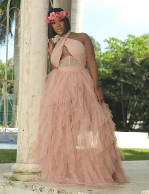 Evening Elegance Court Corset Dress