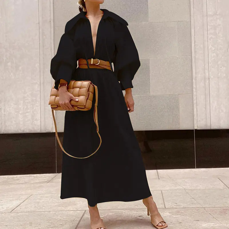 Elegant Comfort Mid-Length Dress