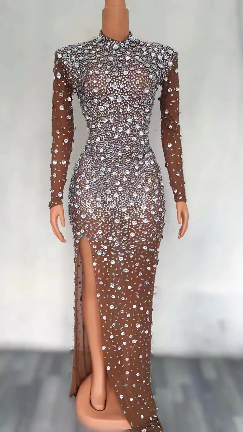 Sparkling Tassel Latin Dance Skirt