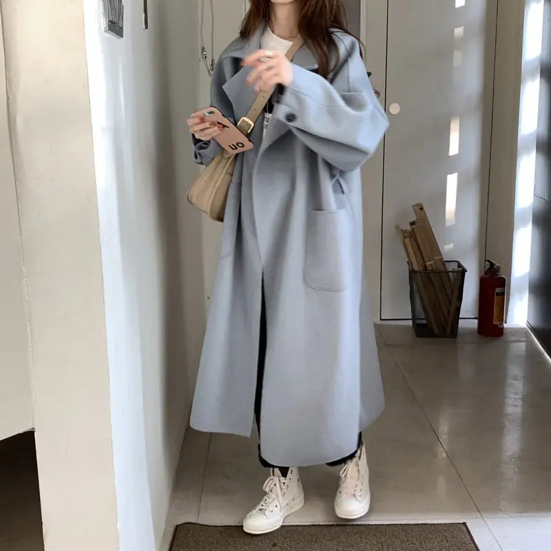 Women's Winter Woolen Jacket Suit Coat