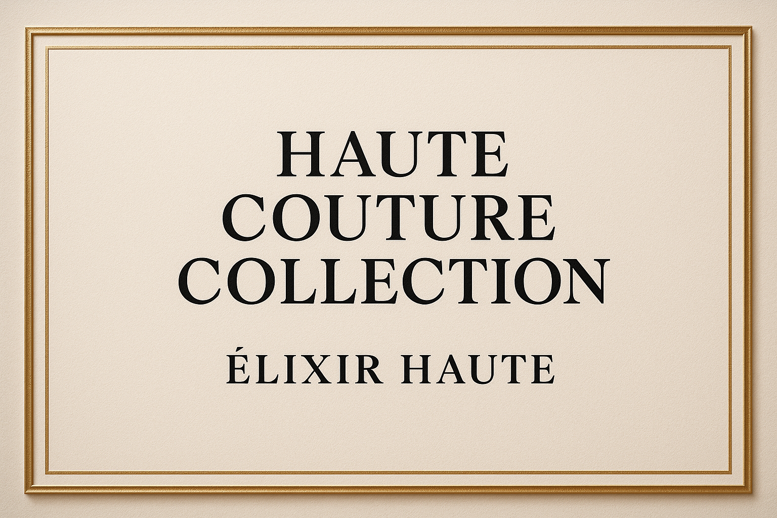 Élixir Haute™