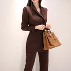 Sophisticated Business Suit Jumpsuit
