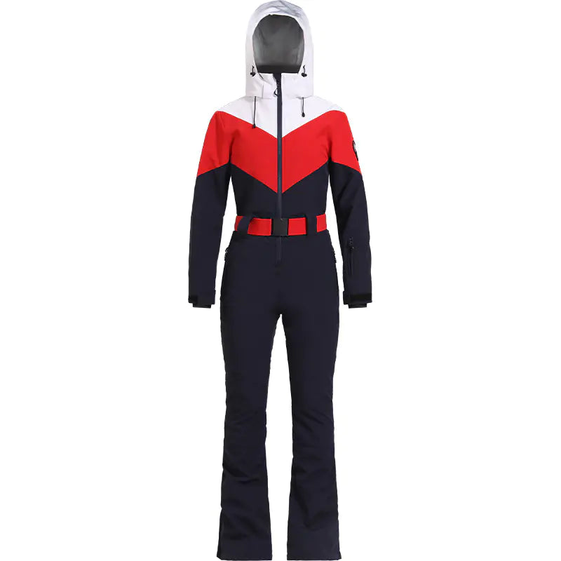 Chic Women's Ski Ensemble - Waterproof & Warm