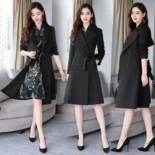 Chic Double Breasted Dress Blazer Set