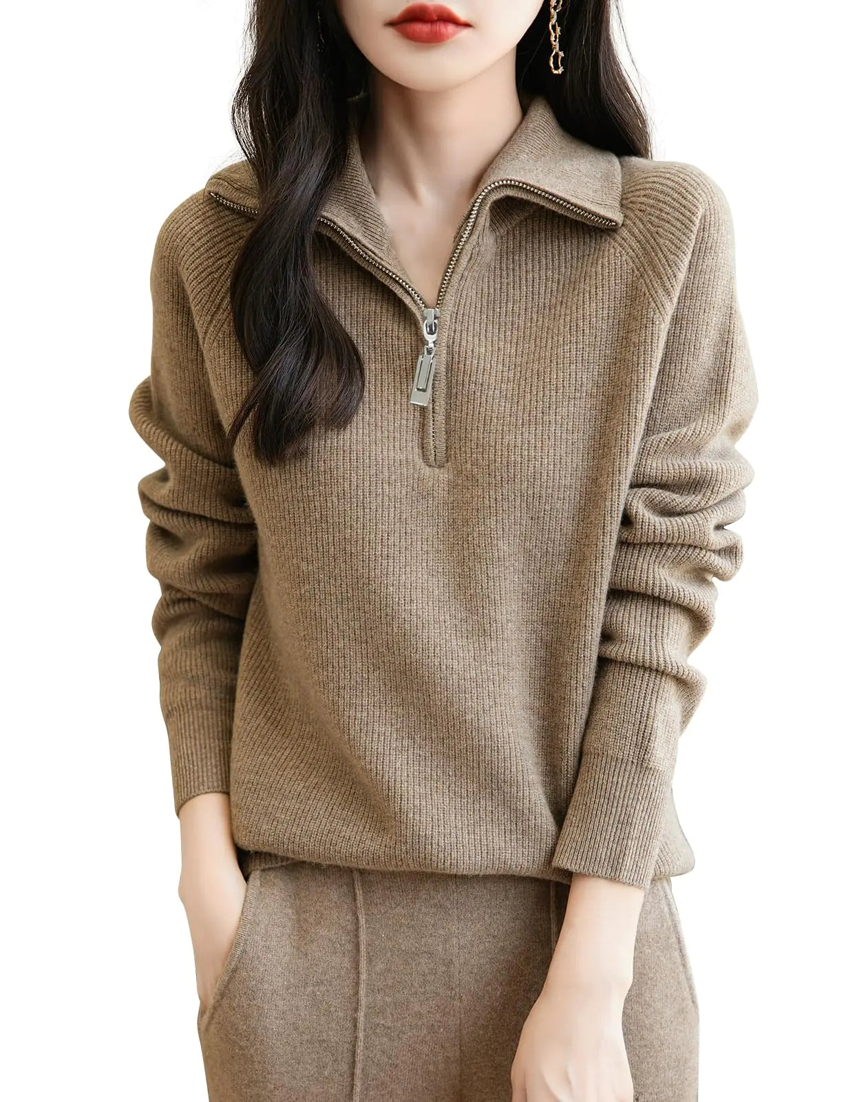MerinoSoft Luxe Quarter-Zip Sweater