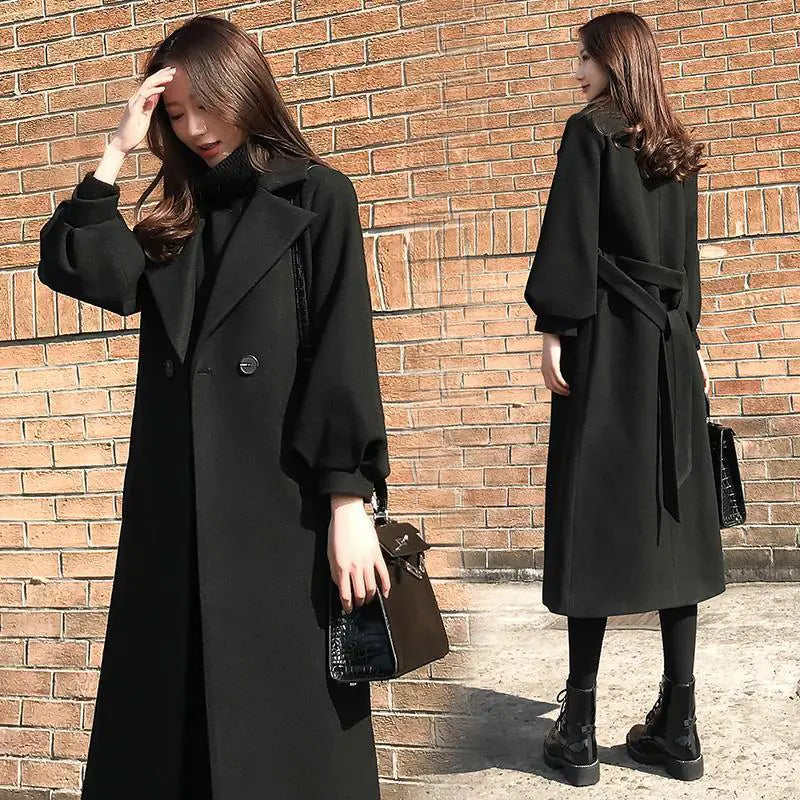 Chic Slim Woolen Jacket for Autumn/Winter