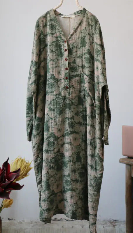 Cotton Bliss Plus Size Print Dress