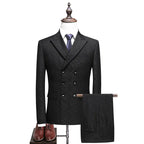 Modern Black Elegance 3-Piece Suit
