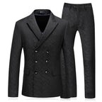 Modern Black Elegance 3-Piece Suit