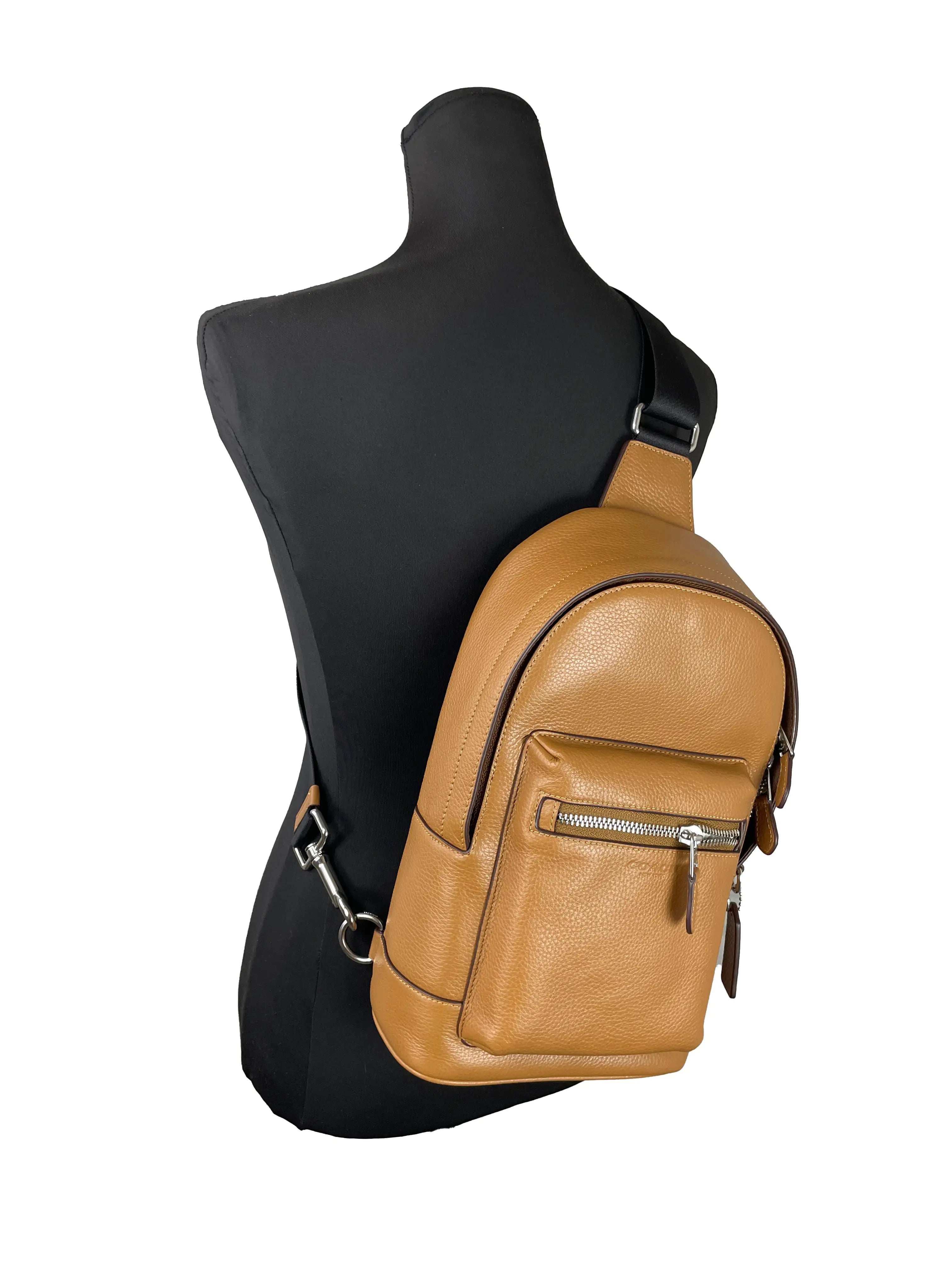 Coach West Pebbled Sling Backpack