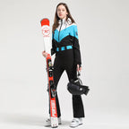 Chic Women's Ski Ensemble - Waterproof & Warm