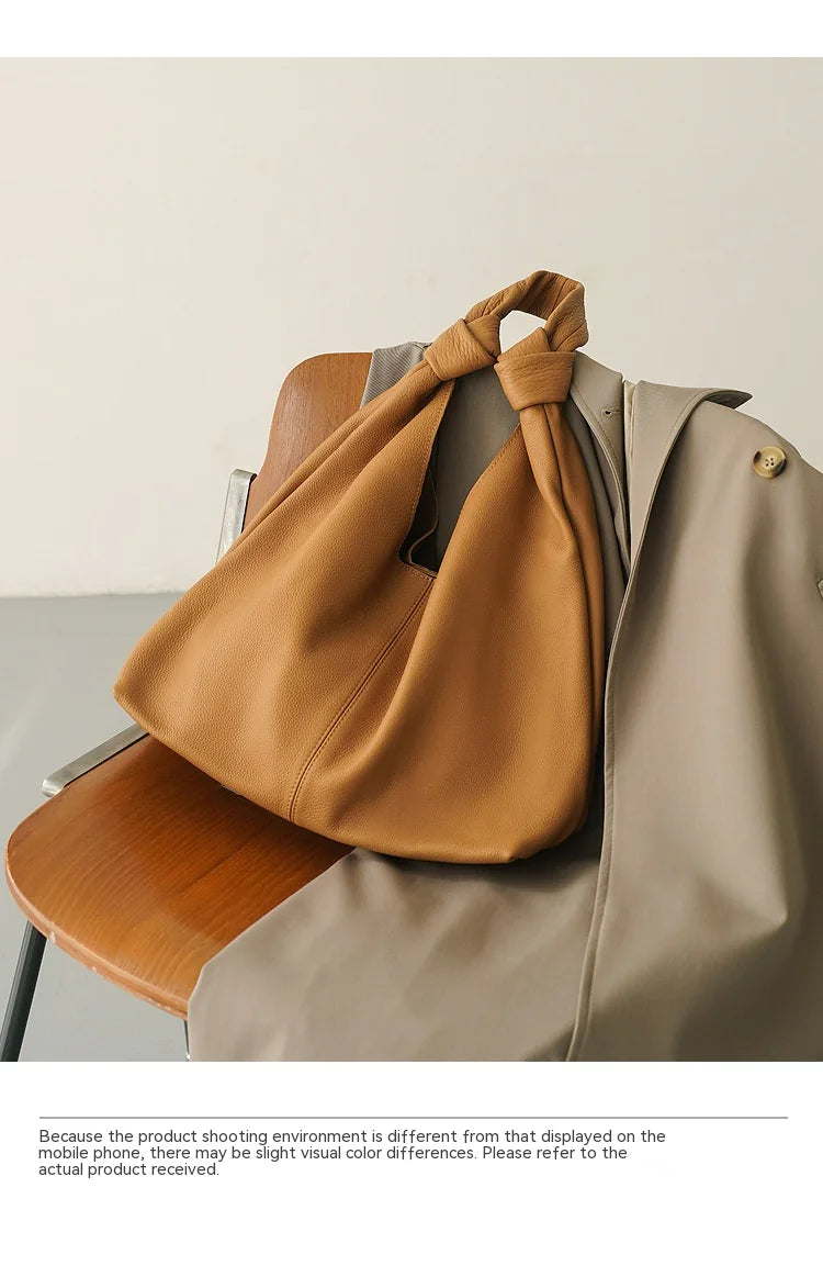 Elegant Leather Shoulder Tote