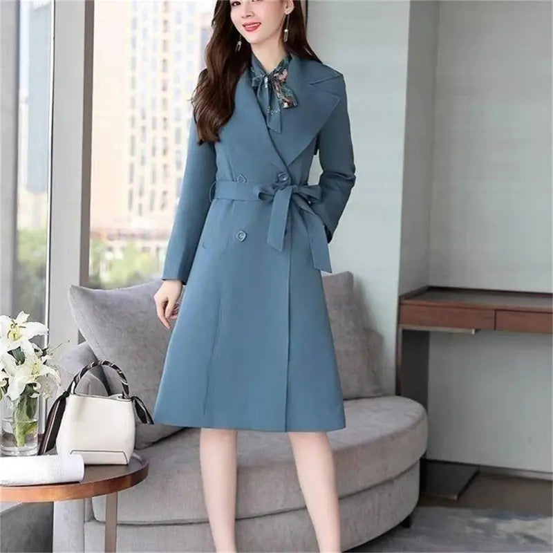 Chic Double Breasted Dress Blazer Set