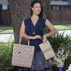 Tan Luxe Leather Executive Handbag