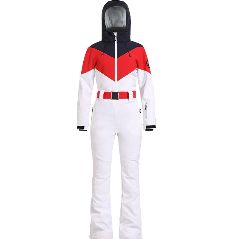 Chic Women's Ski Ensemble - Waterproof & Warm