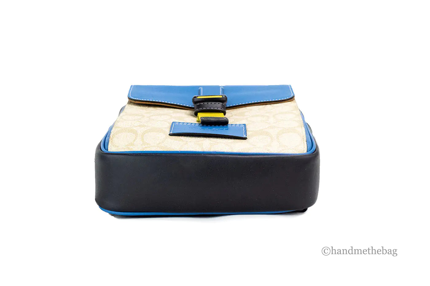 Coach Canvas-Leather Colorblock Track Bag
