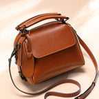 Fashionable Women's Leather Shoulder Bag and Crossbody Bag