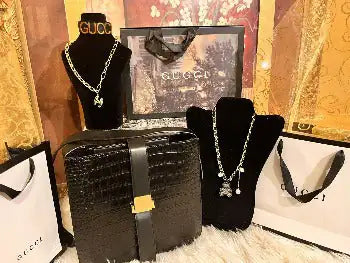 Classic Black Leather Messenger