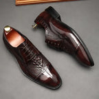 Classic British Cowhide Dress Shoes