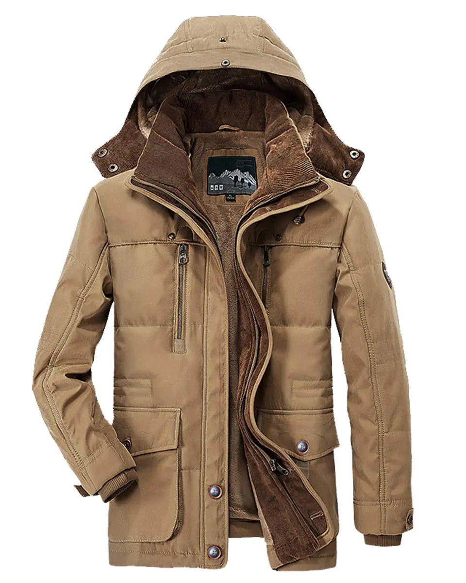 PRIJOUHE Men's Enhanced Winter Parka