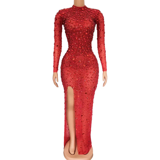 Sparkling Tassel Latin Dance Skirt