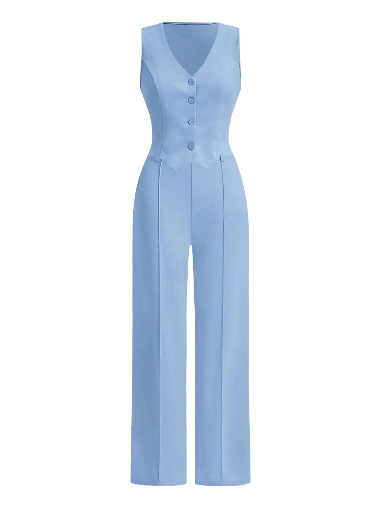 Executive Blue Vest and Pants Set