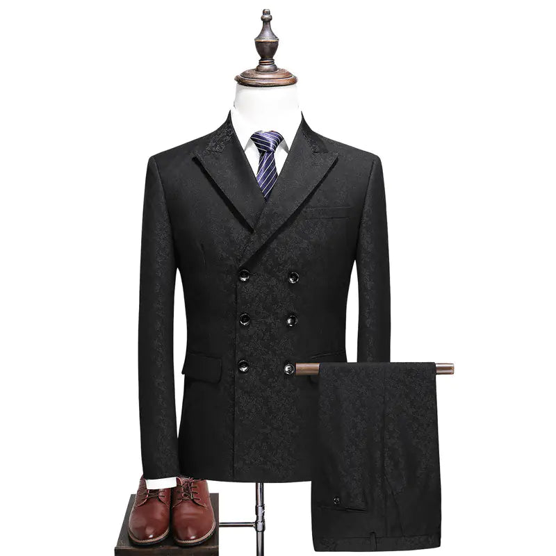 Modern Black Elegance 3-Piece Suit