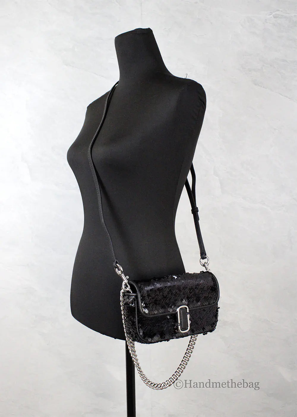 Marc Jacobs Sparkle Mini J Marc Leather Bag