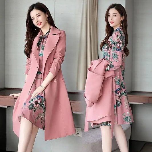 Chic Double Breasted Dress Blazer Set