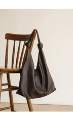 Elegant Leather Shoulder Tote