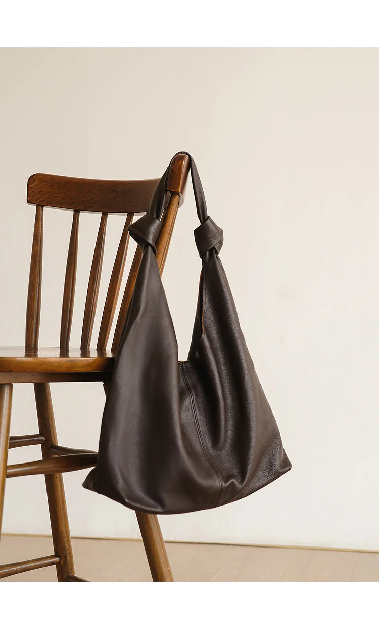 Elegant Leather Shoulder Tote
