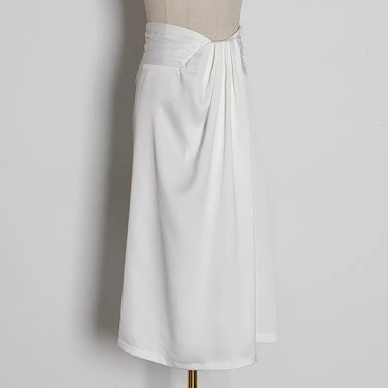 Chic Split Mid-Length Skirt