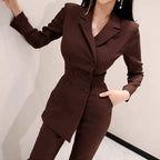 Sophisticated Business Suit Jumpsuit