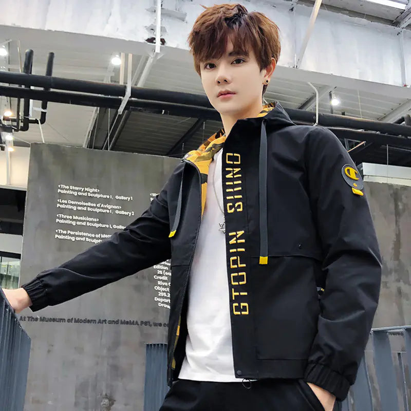 Sleek Modern Cotton-Blend Jacket