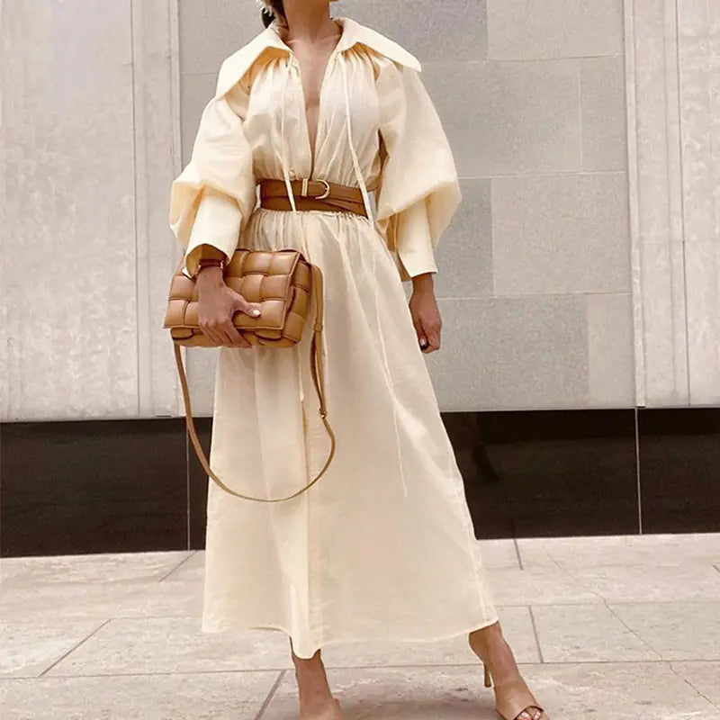 Elegant Comfort Mid-Length Dress
